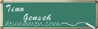 Timo Gensch Visitenkarte